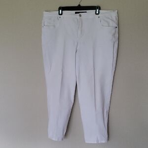White Straight-Leg 20WS Pants